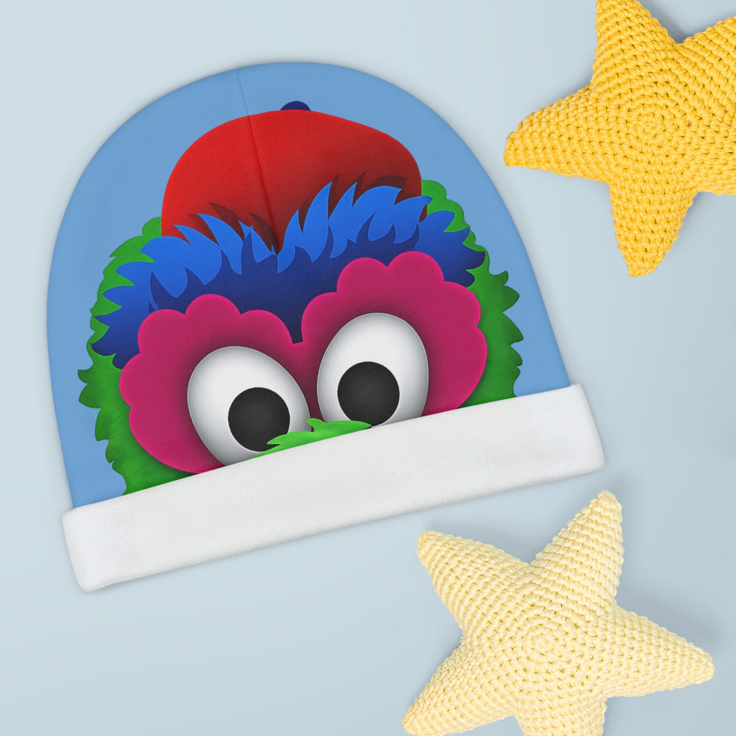 Colorful Furry Monster Baby Beanie | Kids Printed Toddler Hat