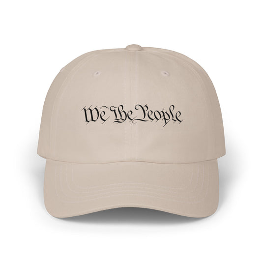 We The People Dad Hat | Patriotic Embroidered Baseball Cap | Adjustable Unisex USA Hat