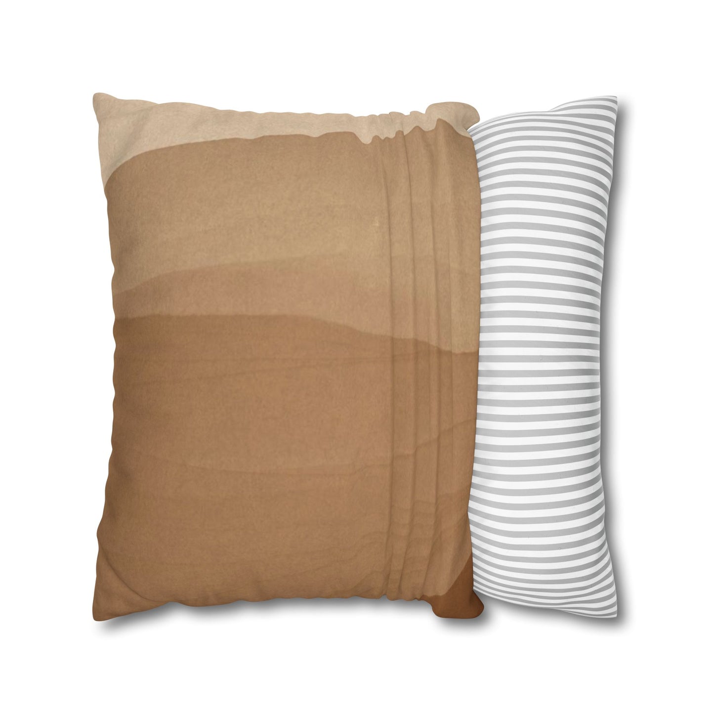 Faux Suede Square Pillowcase
