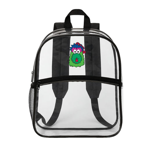 Clear Backpack with Cartoon Character Design – Transparent School Bag, Stadium Approved, Kids & Travel Backpack