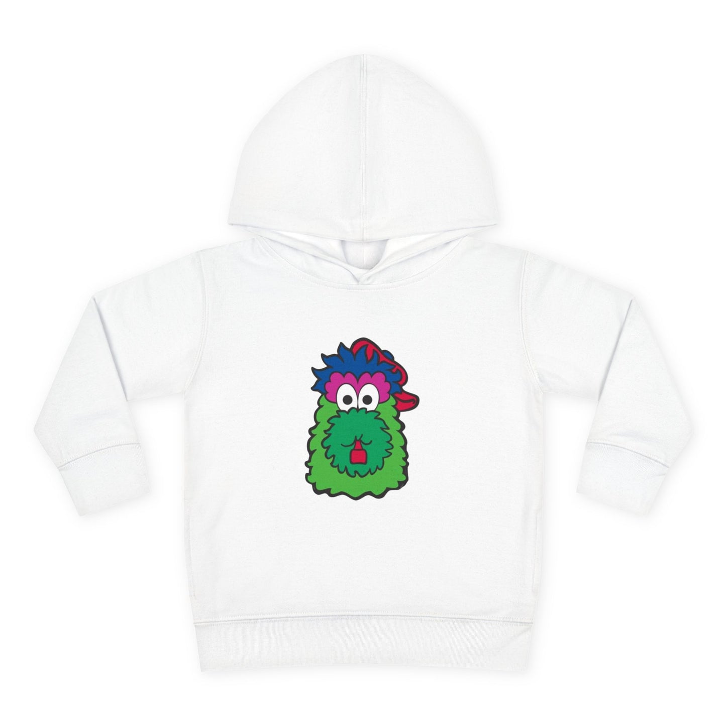 Mascot Cartoon Toddler Hoodie Sweatshirt | Kids Baseball Fan Gift