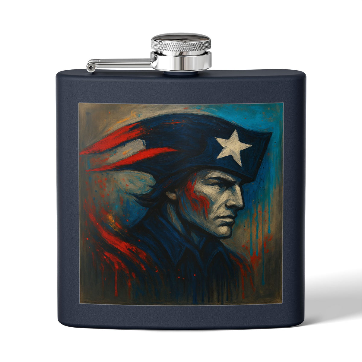 New England Football Patriot-Inspired Flask – Football Fan Gift