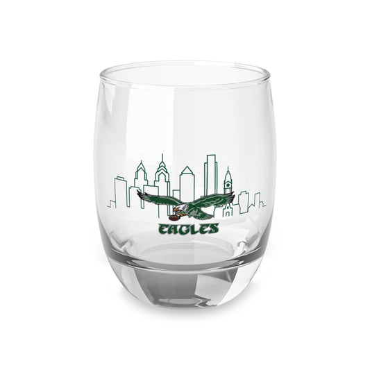 Eagle Whiskey Glass | Philadelphia Skyline Inspired Rocks Glass