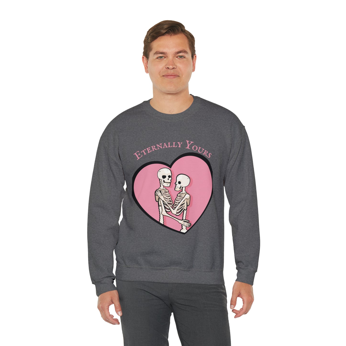 Skeleton Love Wedding Anniversary Halloween Sweatshirt