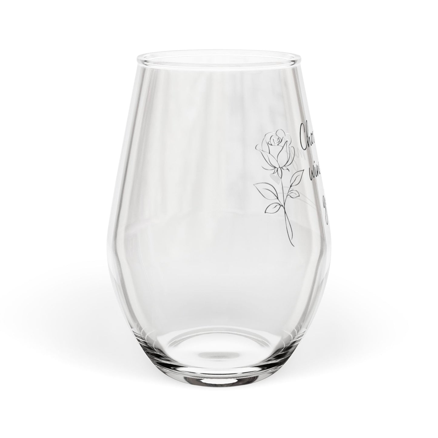 Chocolate, Wine & My Girls Glass – Girls Night Gift