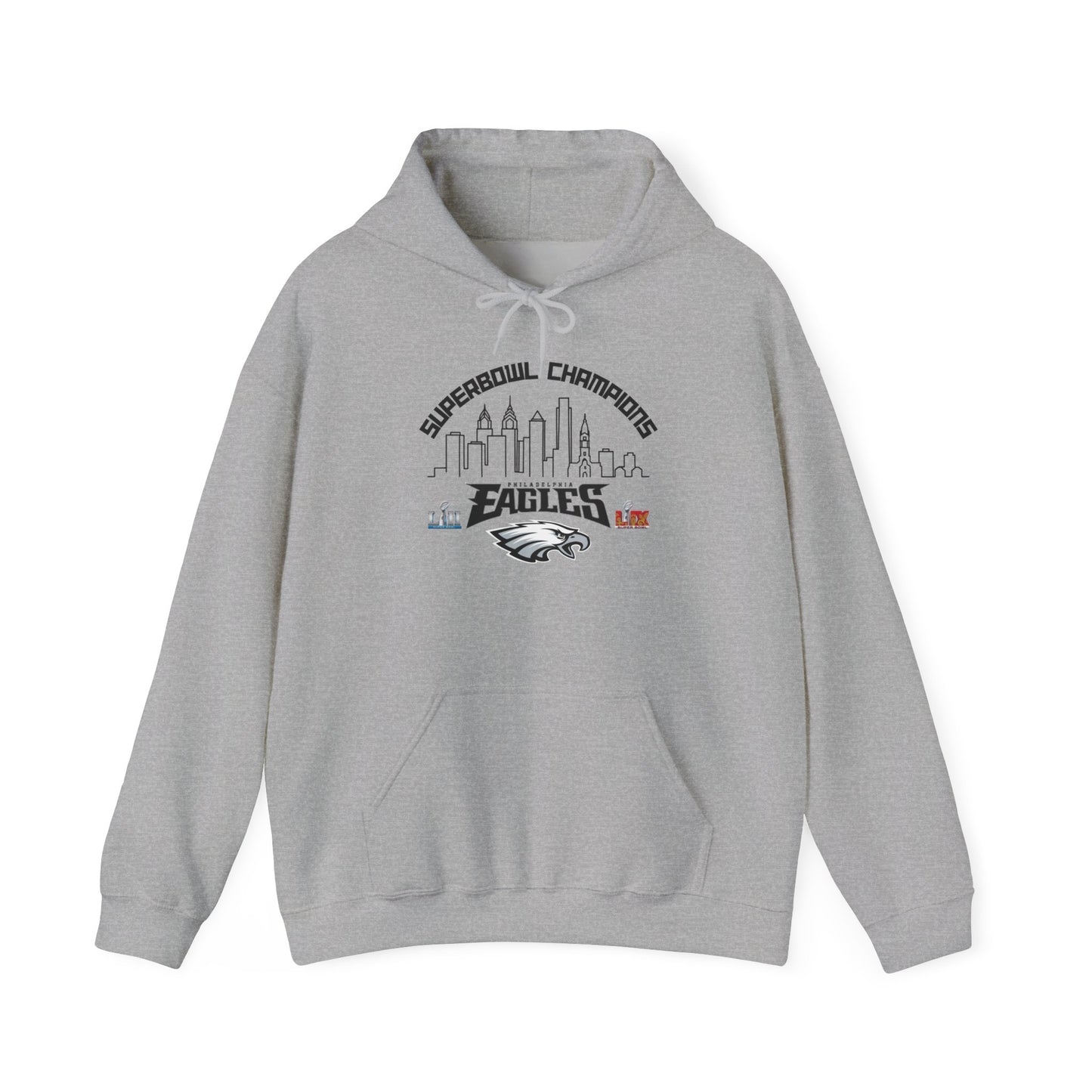 Philadelphia Football Super Bowl Champions Hoodie, Philly Skyline Football Sweatshirt, Philadelphia Fan Gear