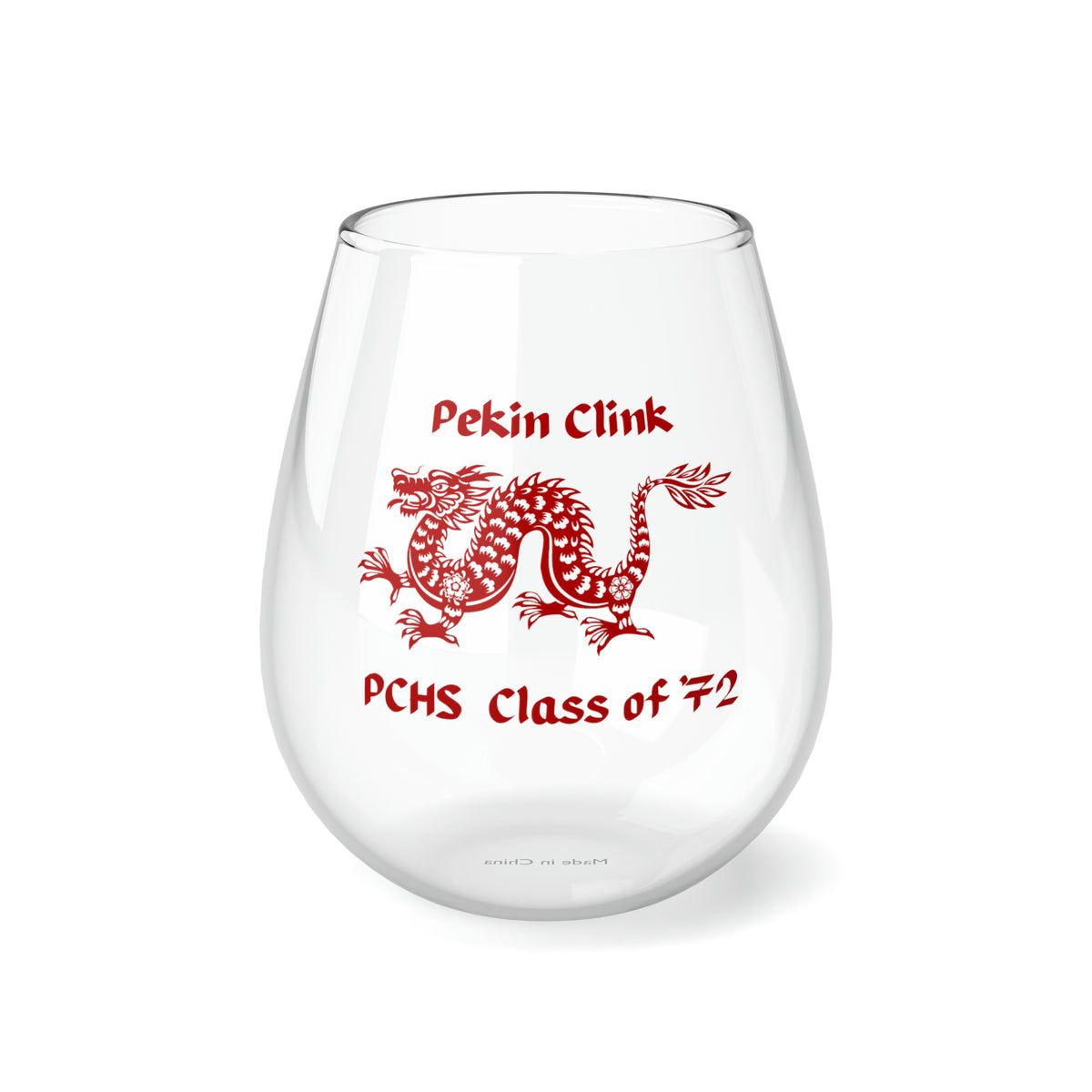 Pekin Clink Stemless Wine Glass