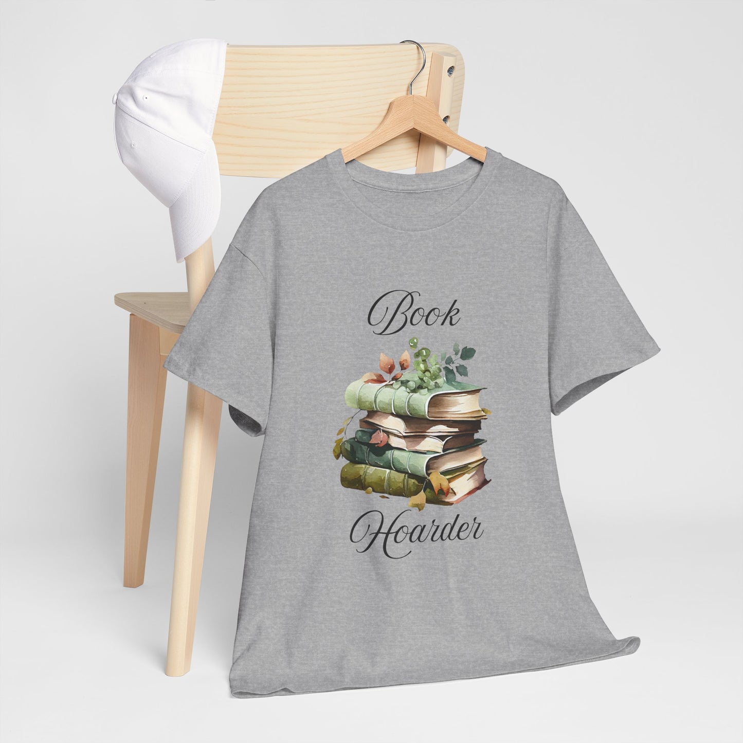 Book Hoarder Unisex Heavy Cotton Tee Perfect for Book Lovers Readers and Library Enthusiasts Great Gift for Holidays and Birthdays