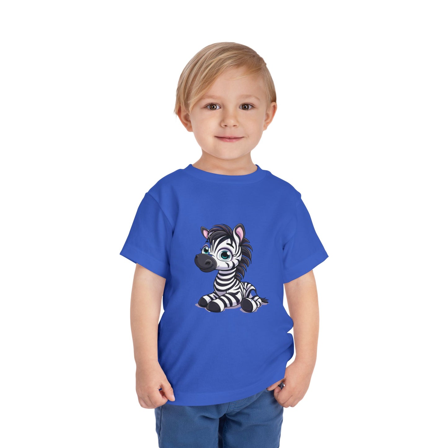 Zebra Toddler & Kids T-Shirt – Cute Safari Animal Graphic Tee for Kids, Jungle Zoo Shirt