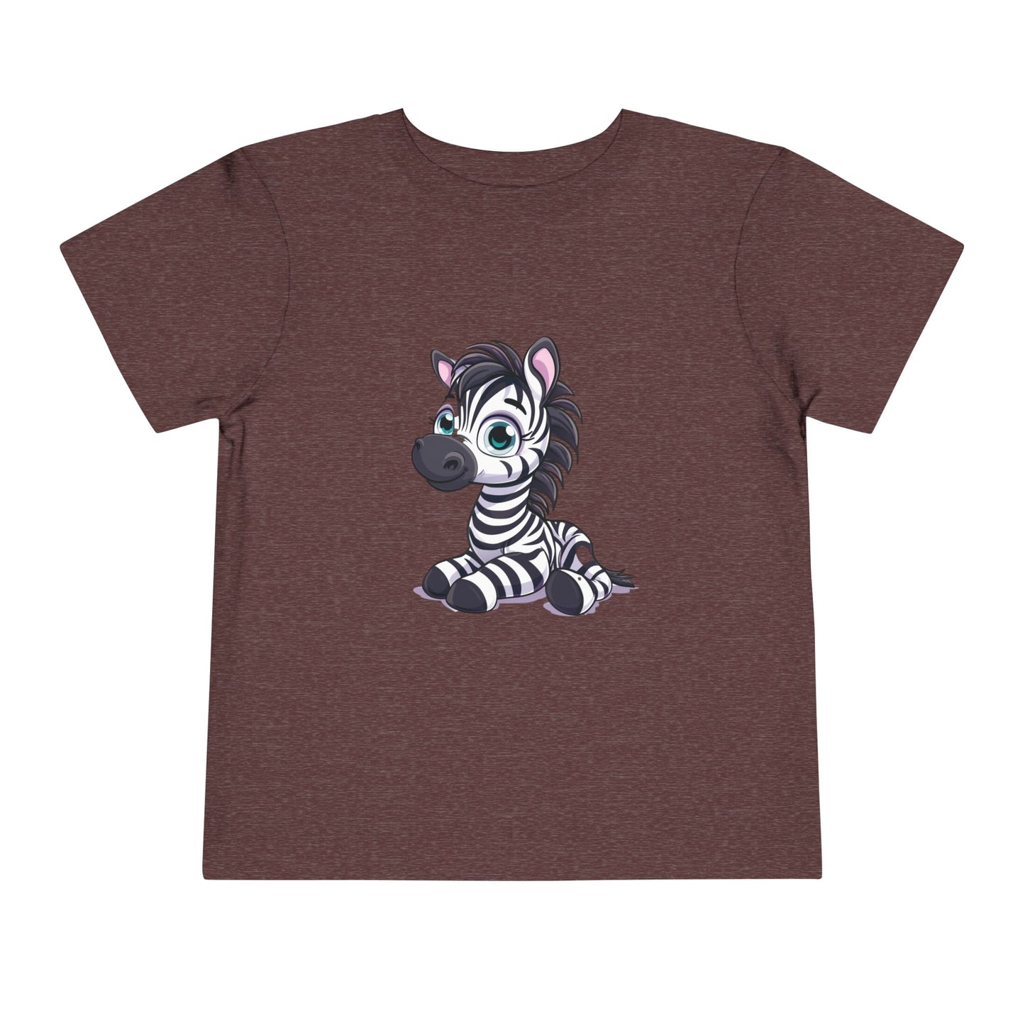 Zebra Toddler & Kids T-Shirt – Cute Safari Animal Graphic Tee for Kids, Jungle Zoo Shirt
