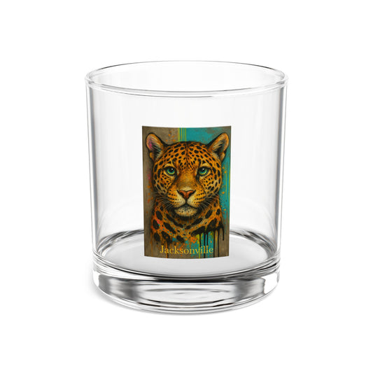 Jacksonville Rocks Glass | Sports Fan Gift | Tailgate Drinkware | Man Cave Barware