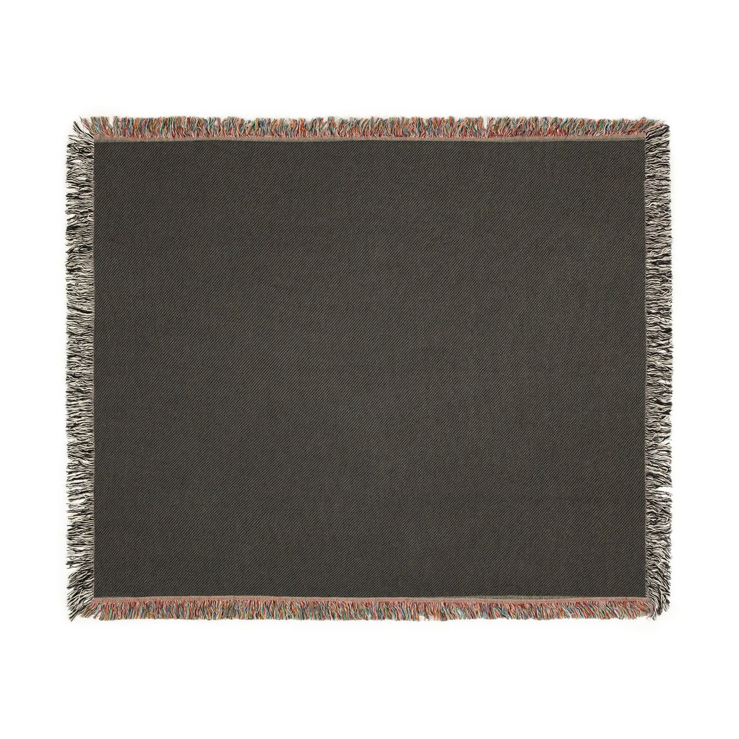 Modern Abstract Neutral Woven Throw Blanket | Minimalist Boho Decor