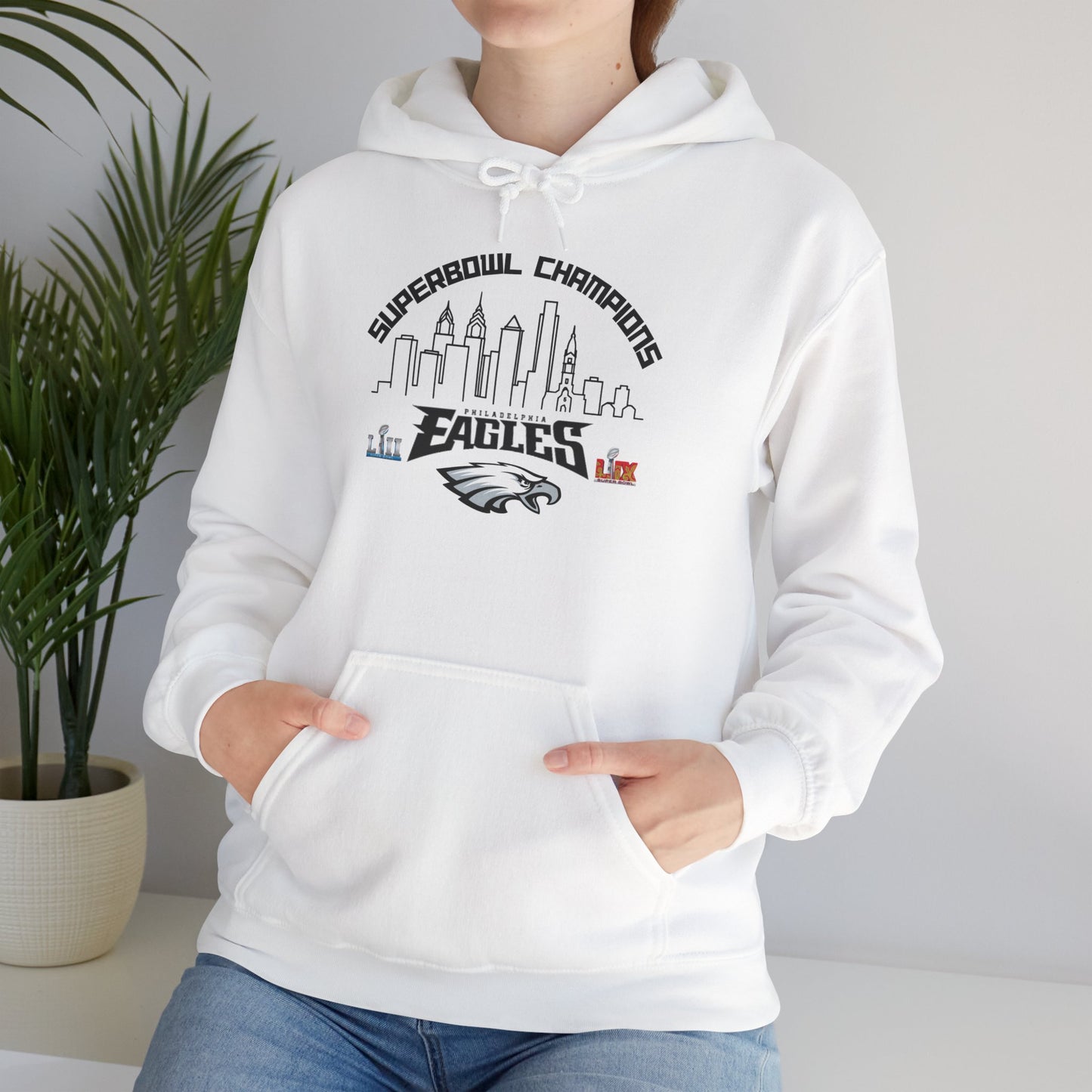 Philadelphia Football Super Bowl Champions Hoodie, Philly Skyline Football Sweatshirt, Philadelphia Fan Gear