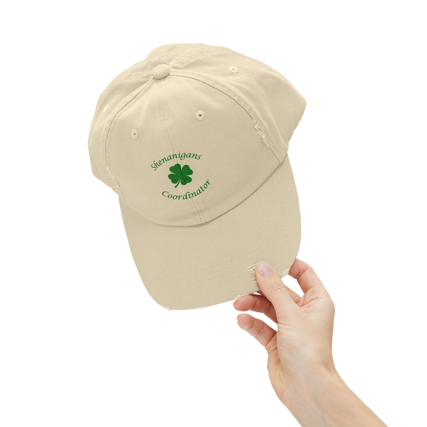Shenanigans Coordinator St Patrick’s Day Hat | Shamrock Embroidered Irish Party Cap