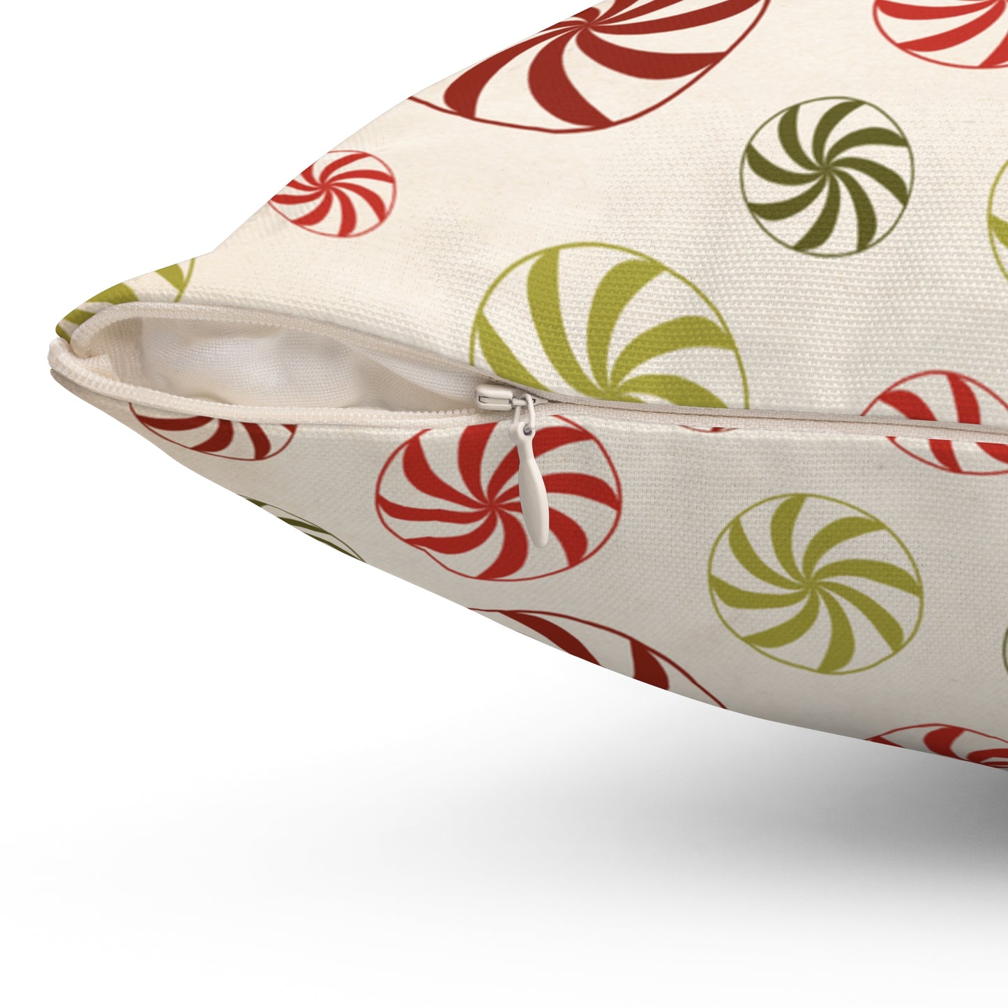 Peppermint Candy Christmas Pillow | Cozy Festive Holiday Decor