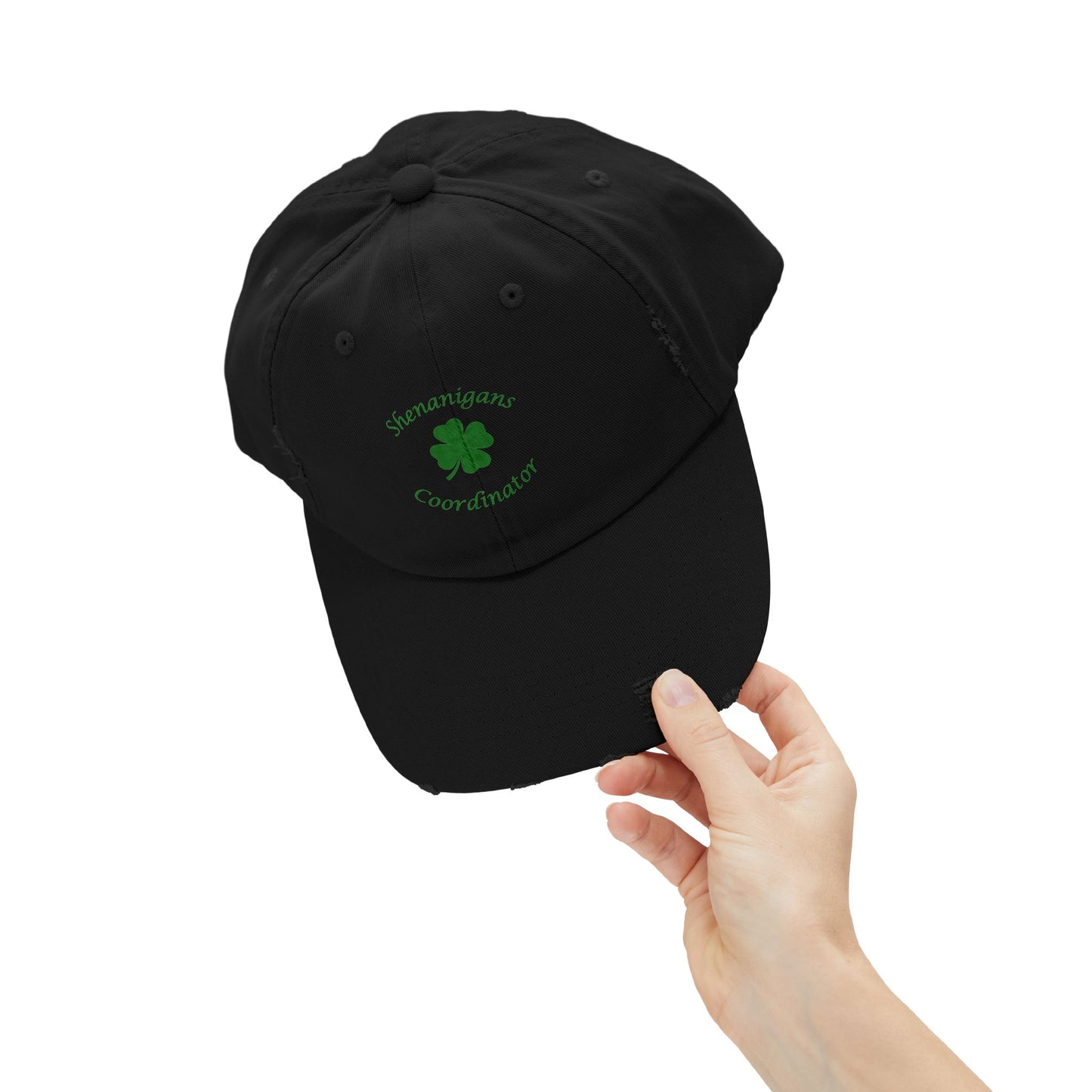 Shenanigans Coordinator St Patrick’s Day Hat | Shamrock Embroidered Irish Party Cap
