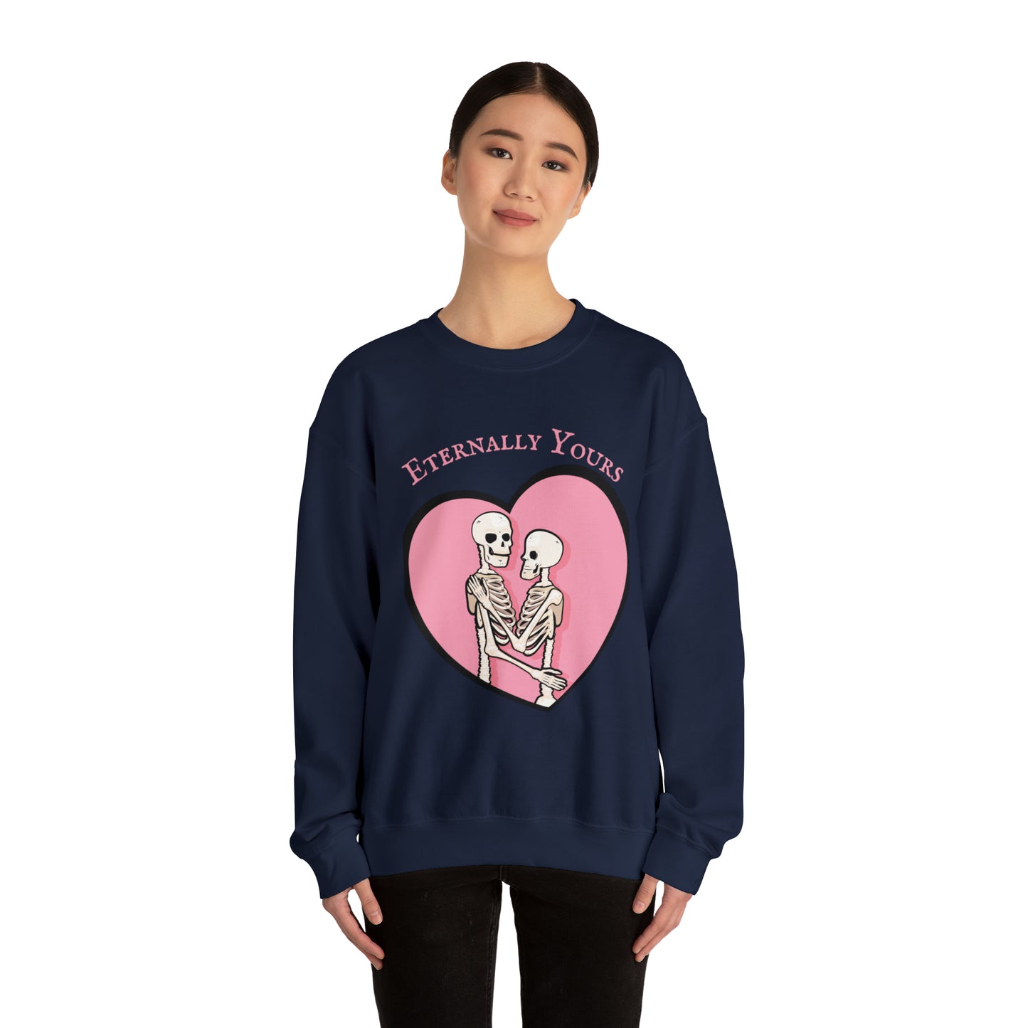 Skeleton Love Wedding Anniversary Halloween Sweatshirt