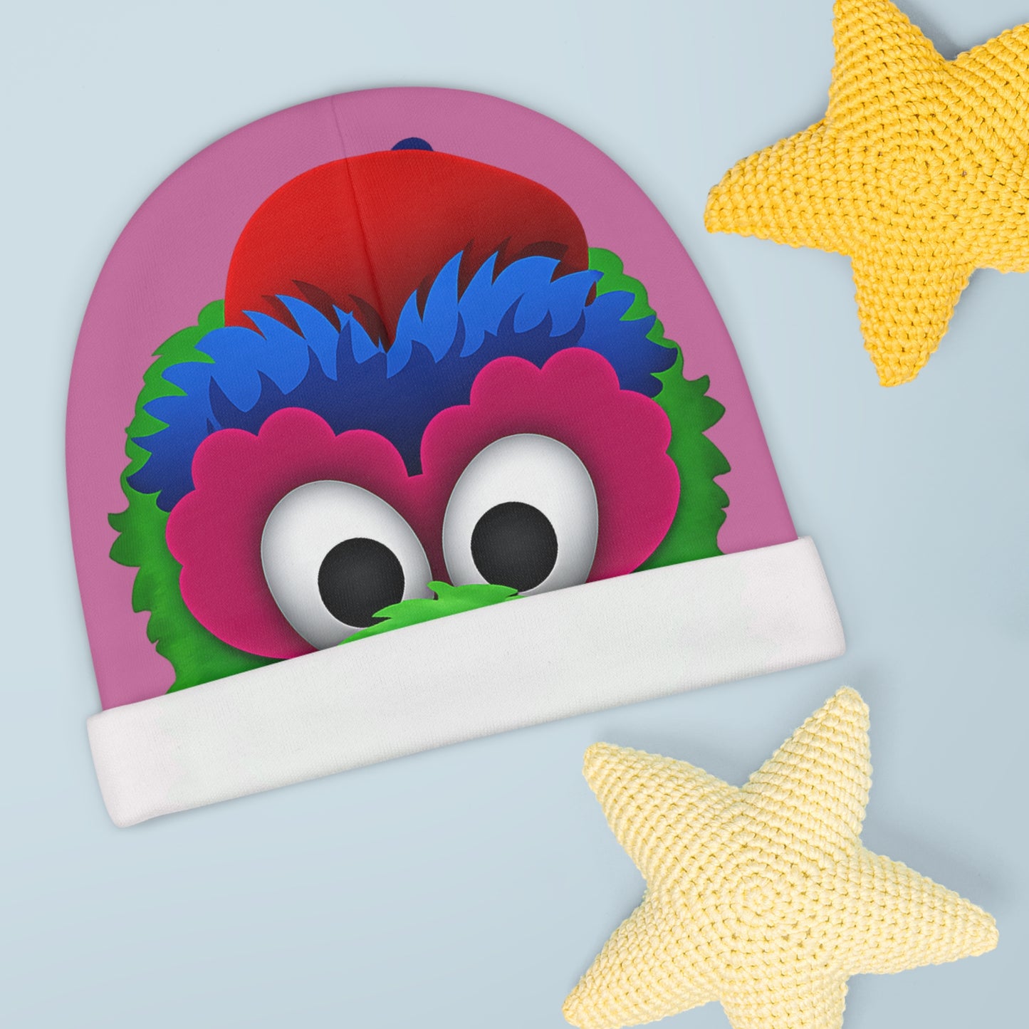 Colorful Furry Monster Baby Beanie | Kids Printed Toddler Hat