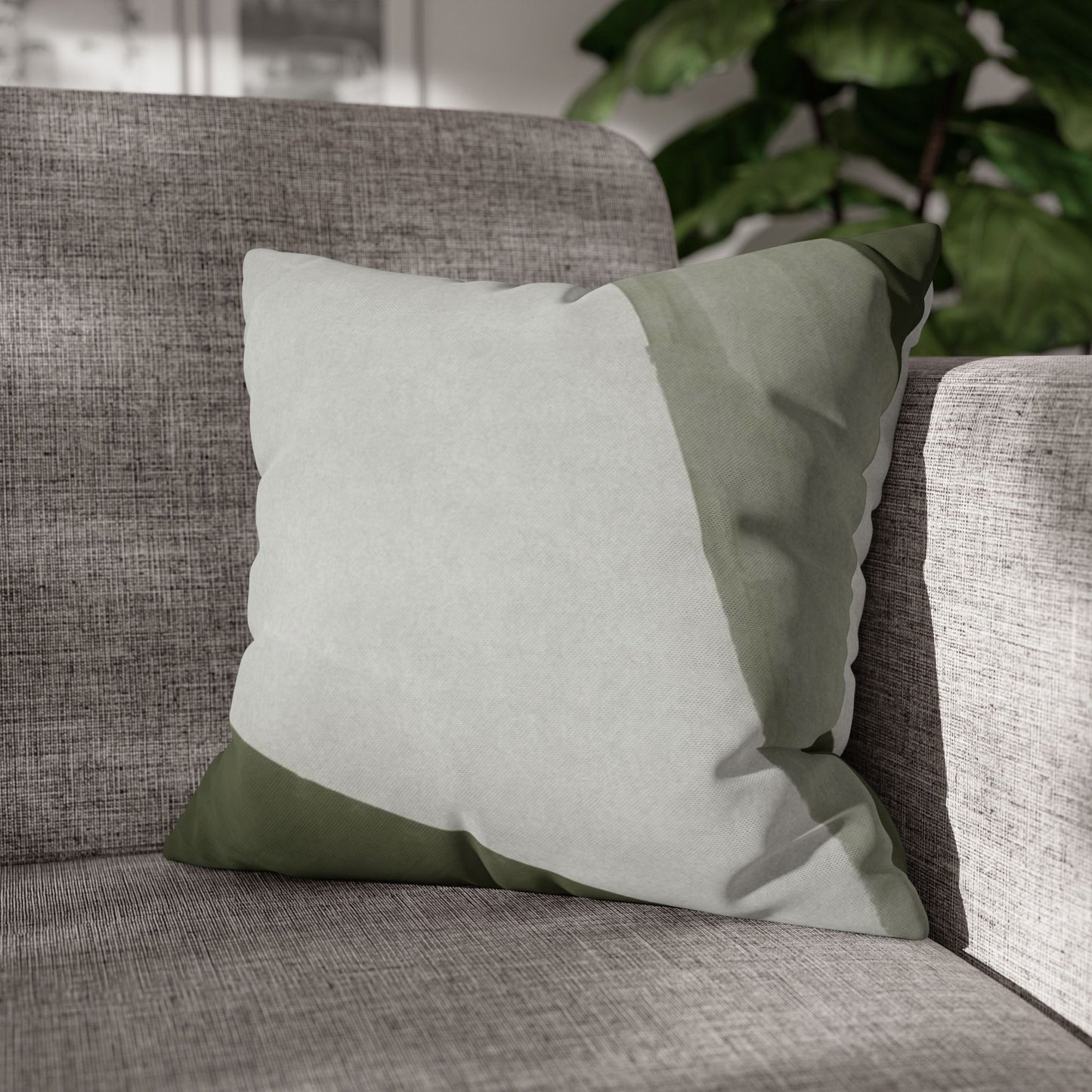 Modern Gray Gradient Square Cushion Cover, Throw Pillow Cover