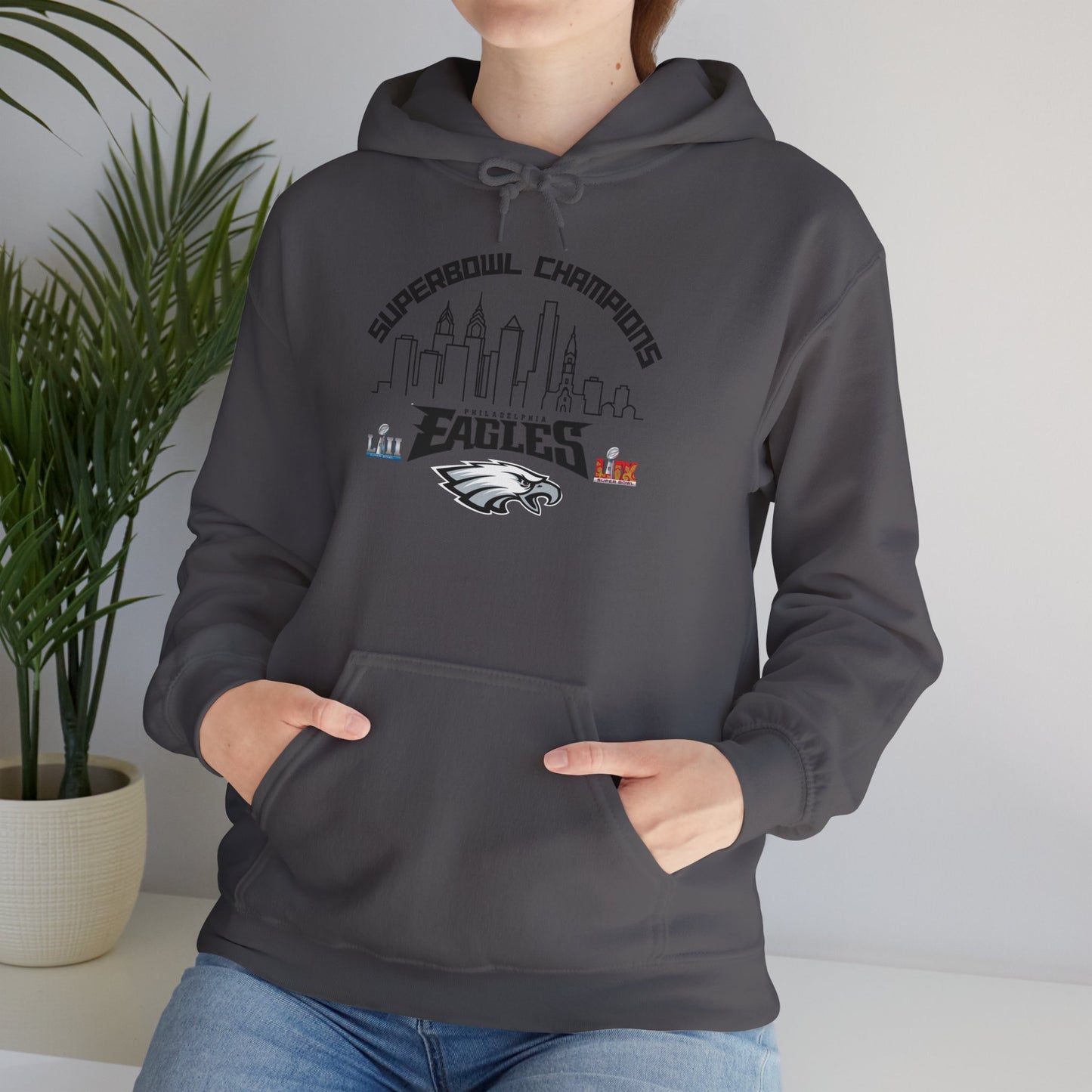 Philadelphia Football Super Bowl Champions Hoodie, Philly Skyline Football Sweatshirt, Philadelphia Fan Gear