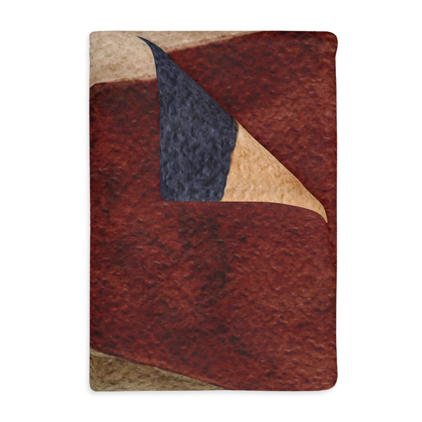 Abstract Earth Tone Throw Blanket | Modern Boho Home Decor