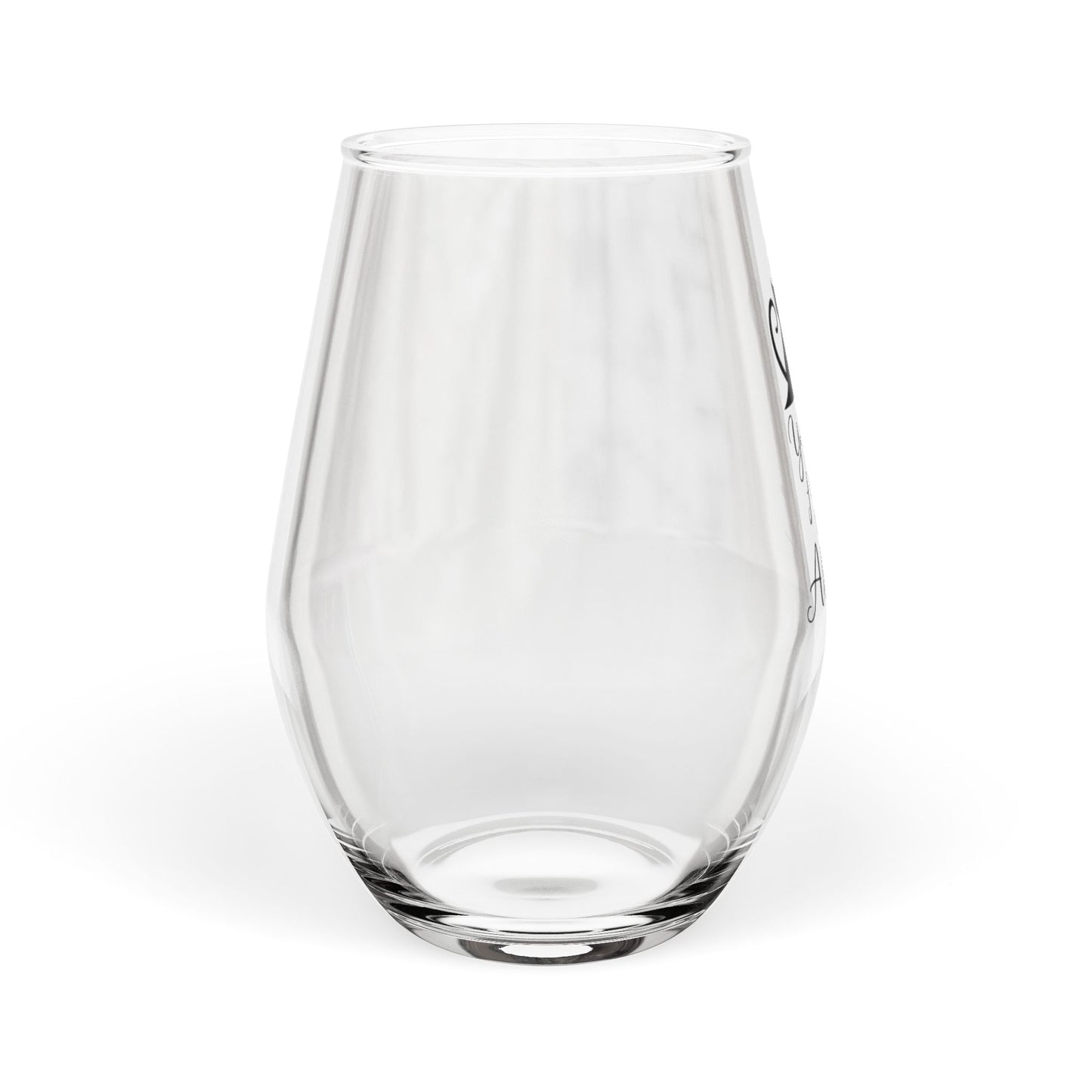 You Will Forever Be My Always Stemless Wine Glass | Couples Gift