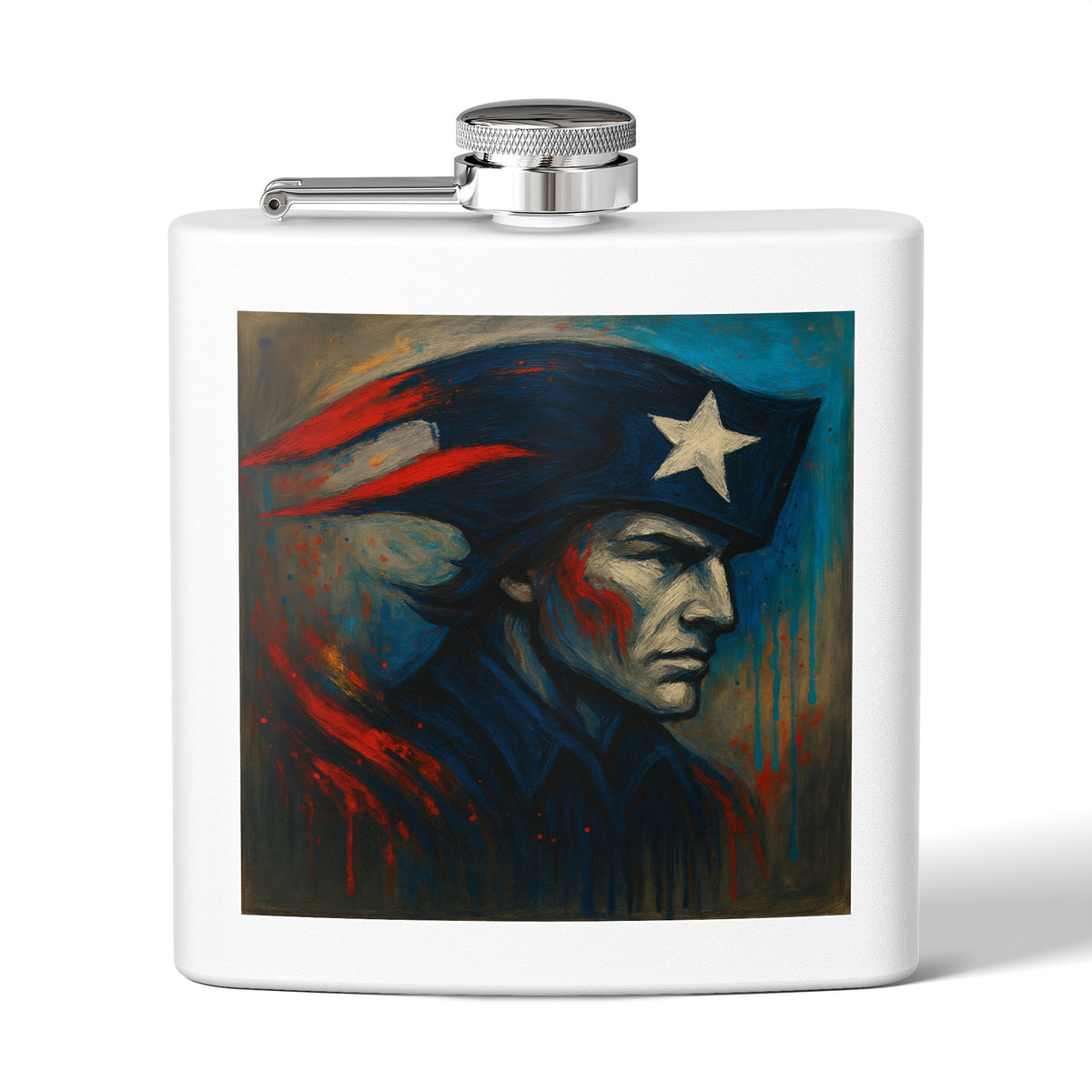 New England Football Patriot-Inspired Flask – Football Fan Gift