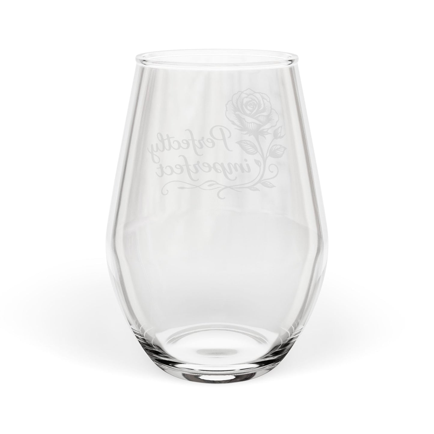 Perfectly Imperfect Rose Stemless Wine Glass | 11.75oz