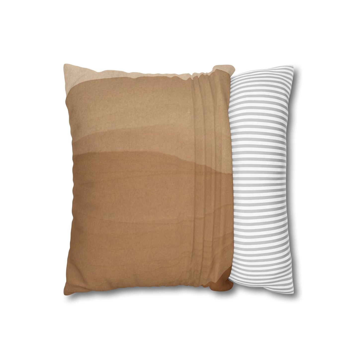 Faux Suede Square Pillowcase