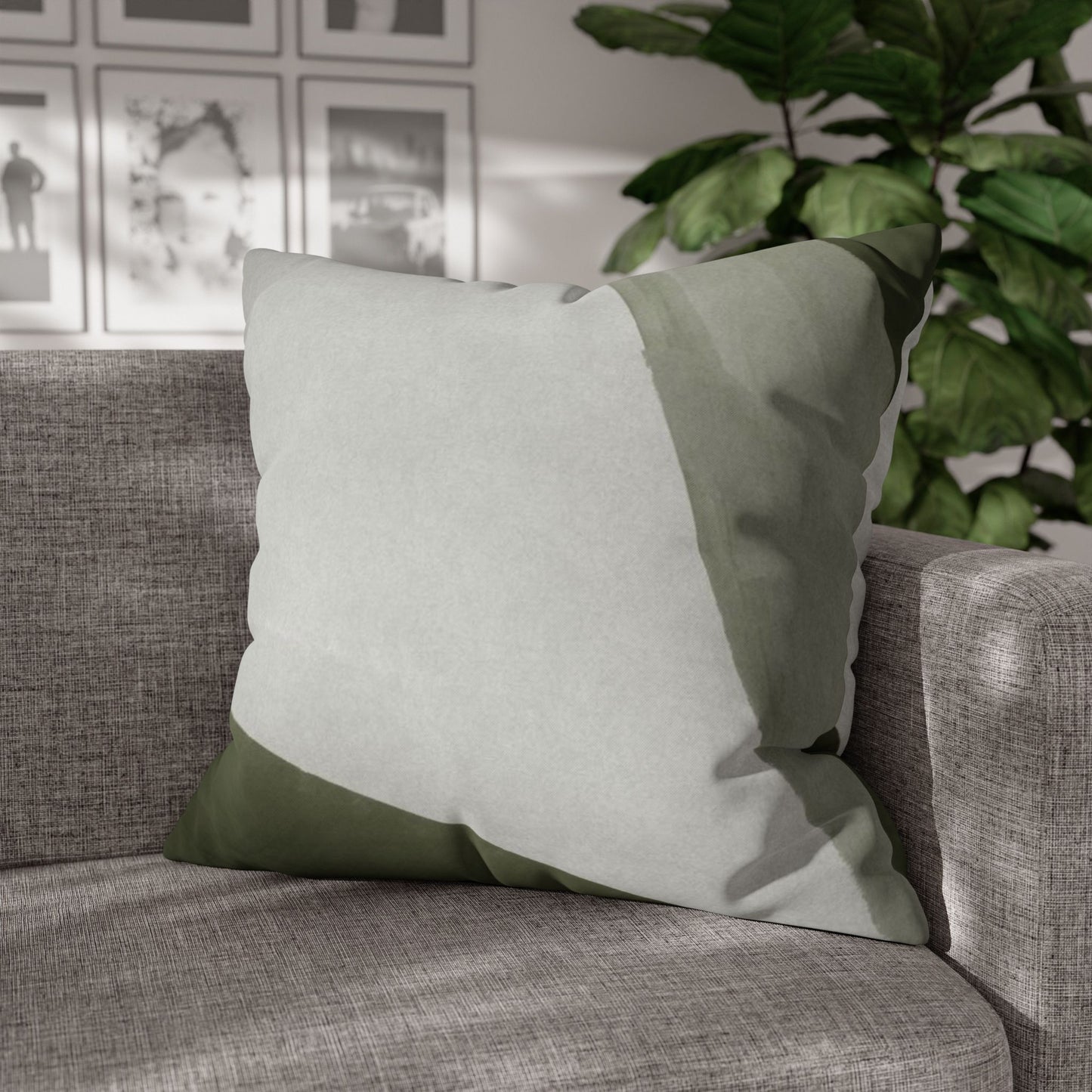 Modern Gray Gradient Square Cushion Cover, Throw Pillow Cover
