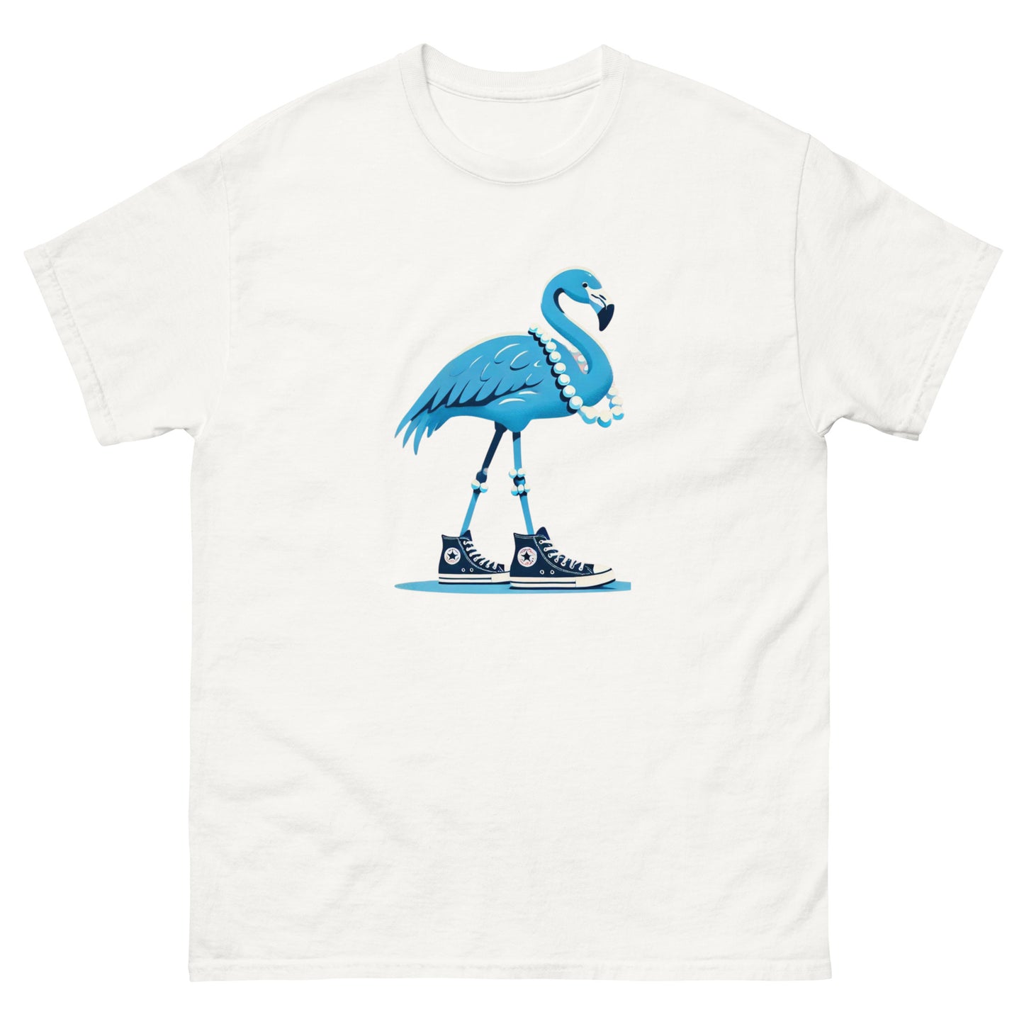 Blue Flamingo, Pearls, High Top Sneakers, T-Shirt, Election, Kamala, IYKYK