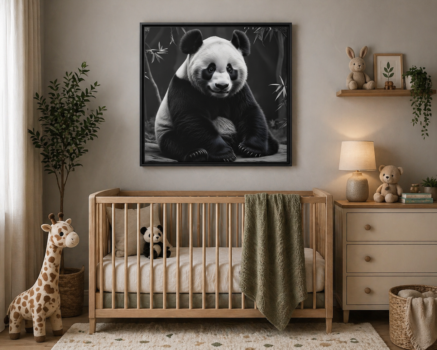 Panada artwork in kid's room
