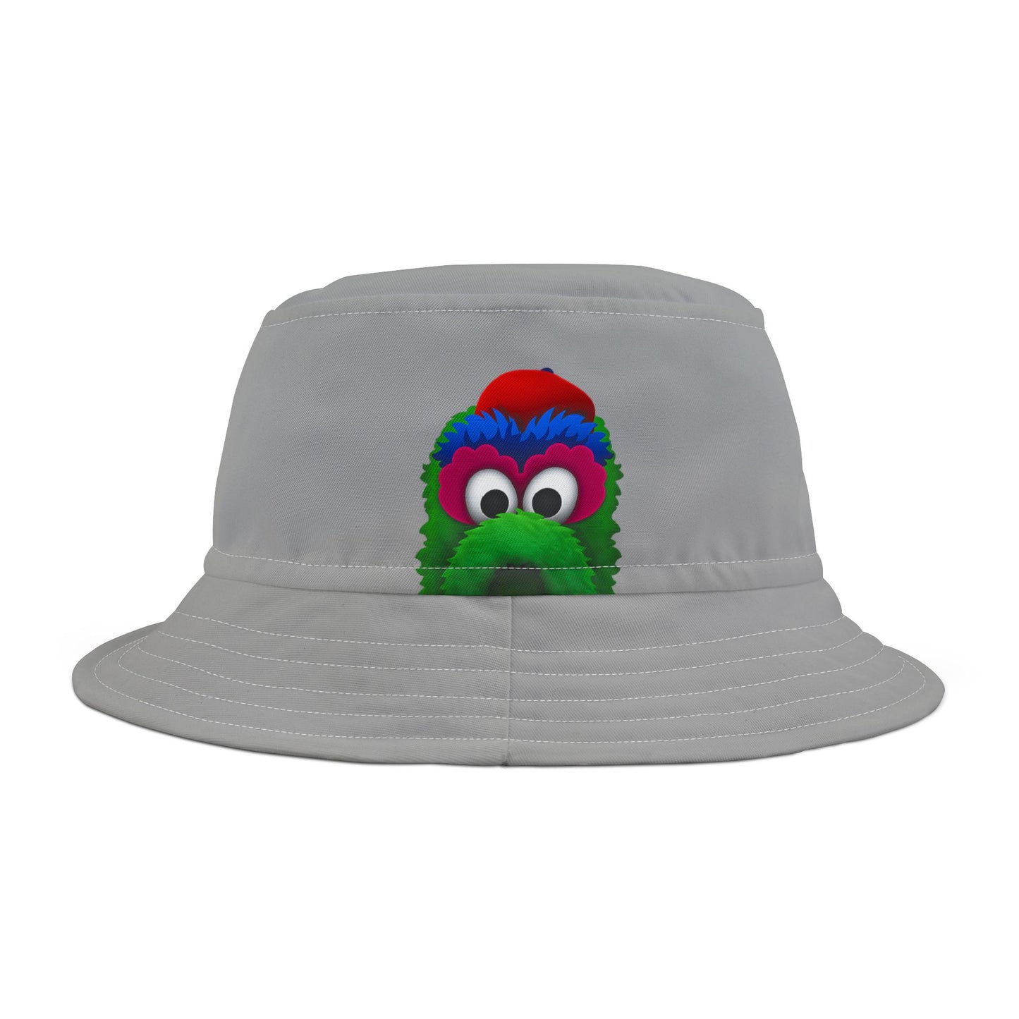 Colorful Fuzzy Monster Face Bucket Hat | Cartoon Bucket Hat