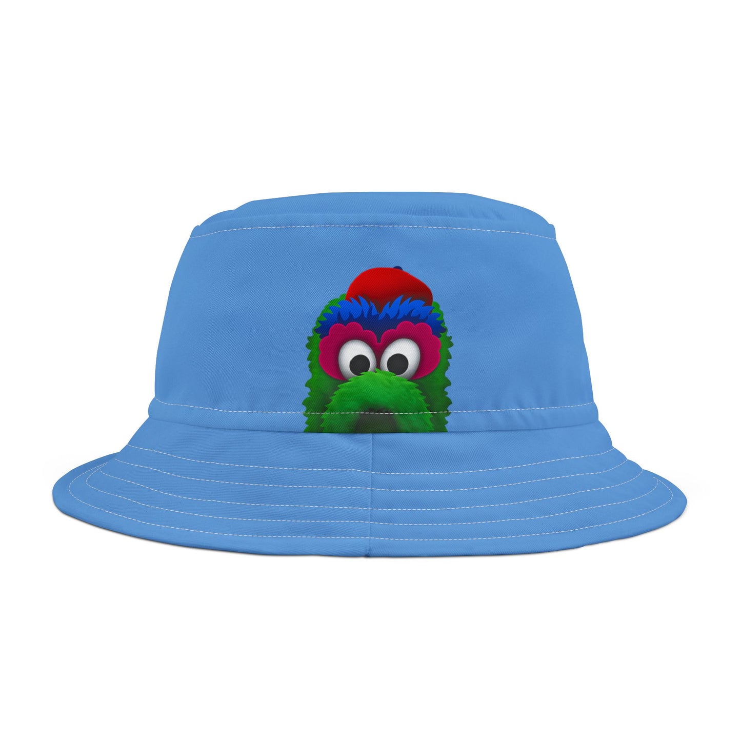 Colorful Fuzzy Monster Face Bucket Hat | Cartoon Bucket Hat