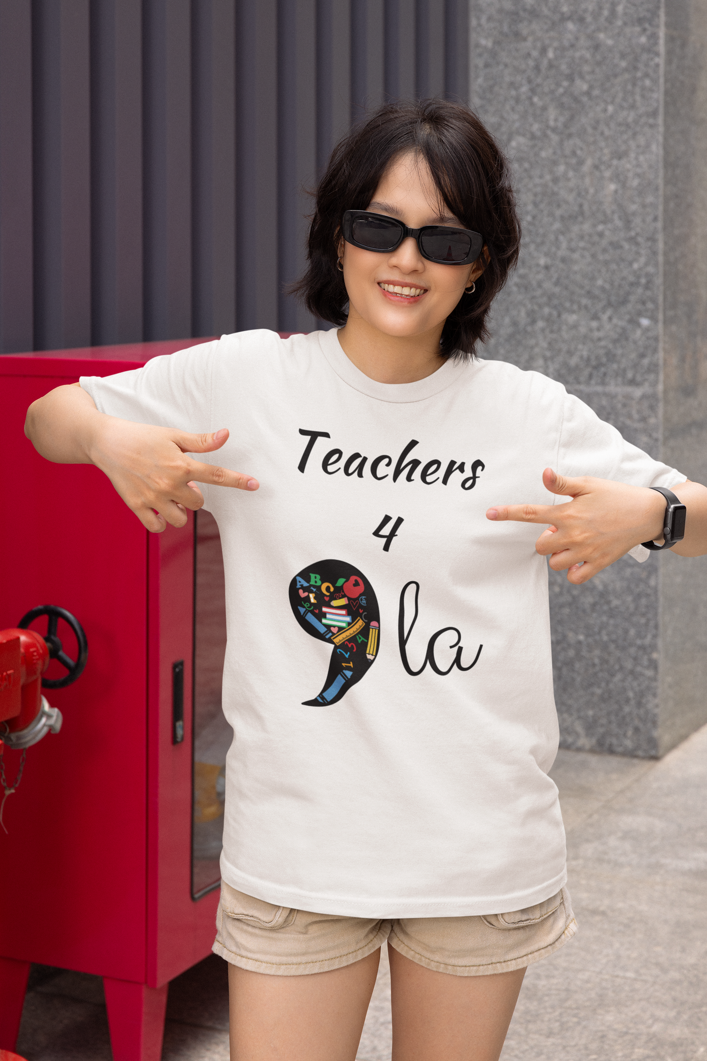 Teachers 4 Comma La, Teachers, Educators, Election 2024, Harris, Walz, Comma La