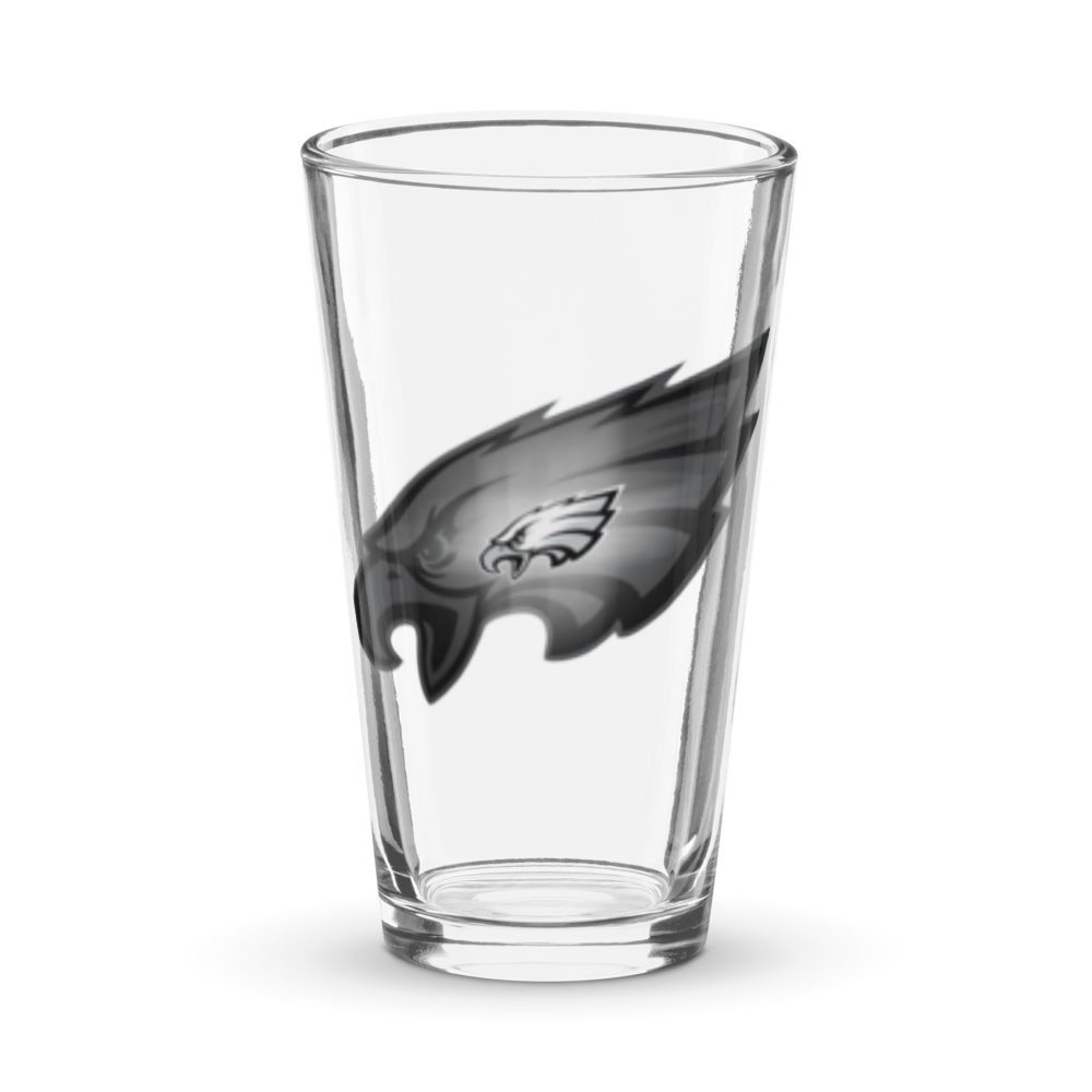 Philadelphia Eagles Pint Glass 16 oz | NFL Beer Glass | Philly Football Gift for Him | Game Day Drinkware | Eagles Fan Barware | Tailgate Cup