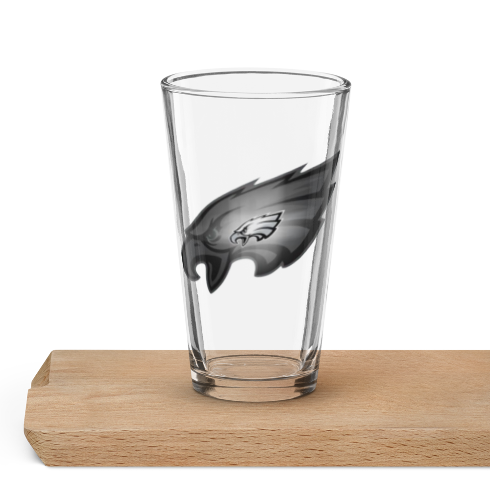 Philadelphia Eagles Pint Glass 16 oz | NFL Beer Glass | Philly Football Gift for Him | Game Day Drinkware | Eagles Fan Barware | Tailgate Cup