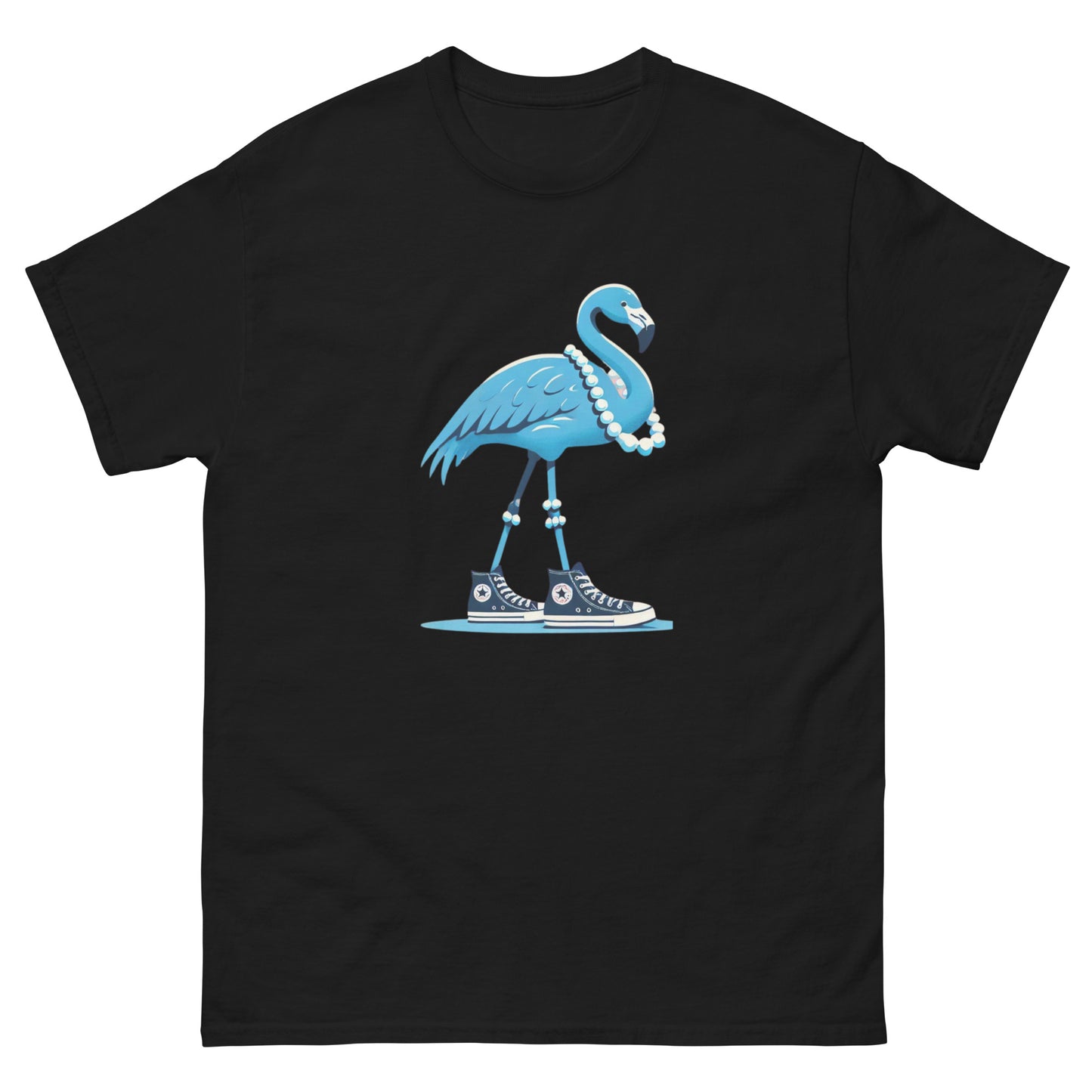 Blue Flamingo, Pearls, High Top Sneakers, T-Shirt, Election, Kamala, IYKYK