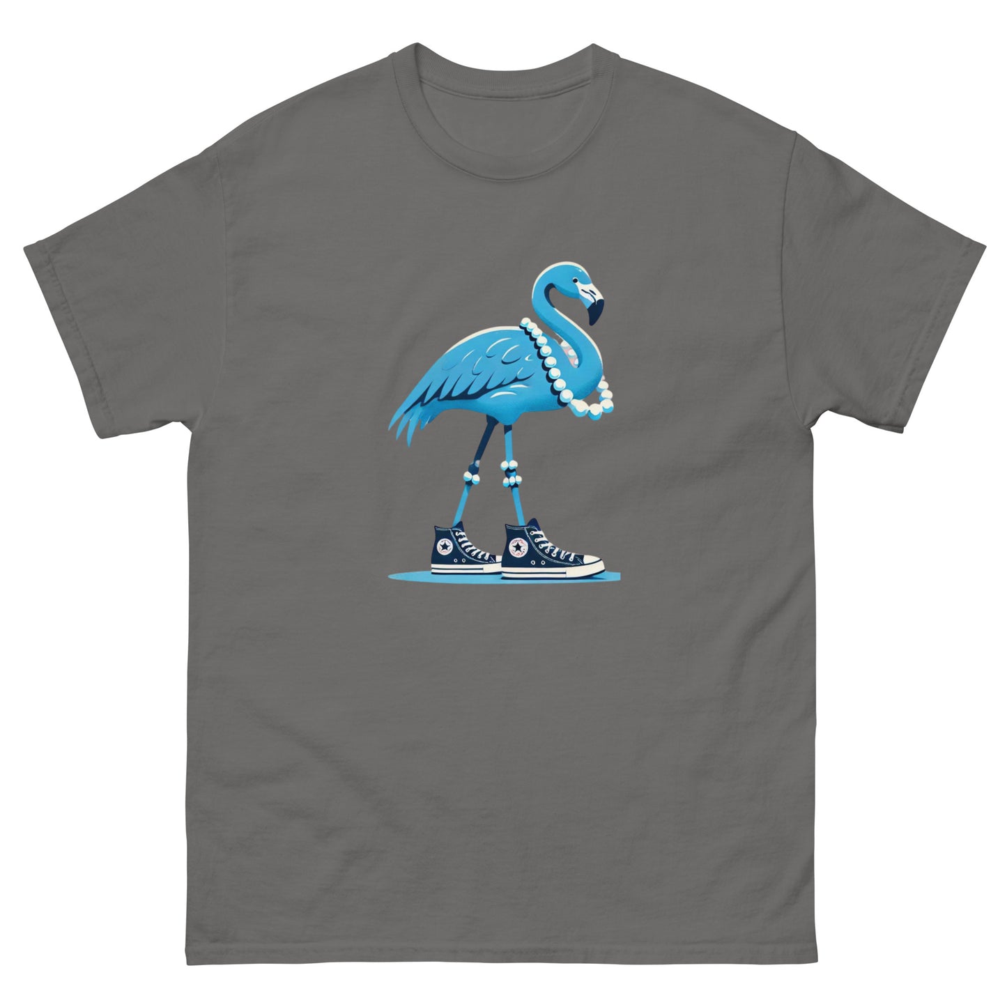 Blue Flamingo, Pearls, High Top Sneakers, T-Shirt, Election, Kamala, IYKYK