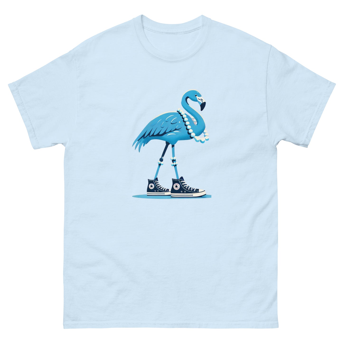 Blue Flamingo, Pearls, High Top Sneakers, T-Shirt, Election, Kamala, IYKYK