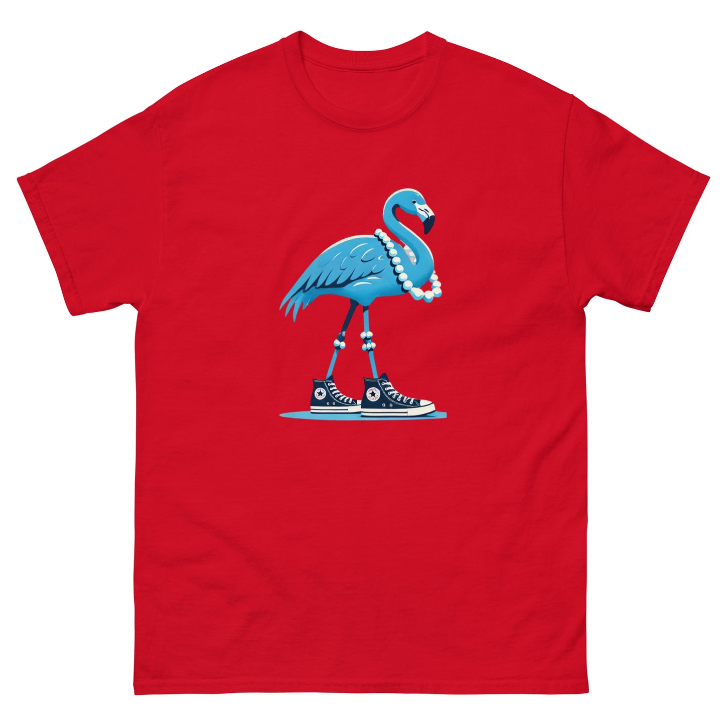 Blue Flamingo, Pearls, High Top Sneakers, T-Shirt, Election, Kamala, IYKYK