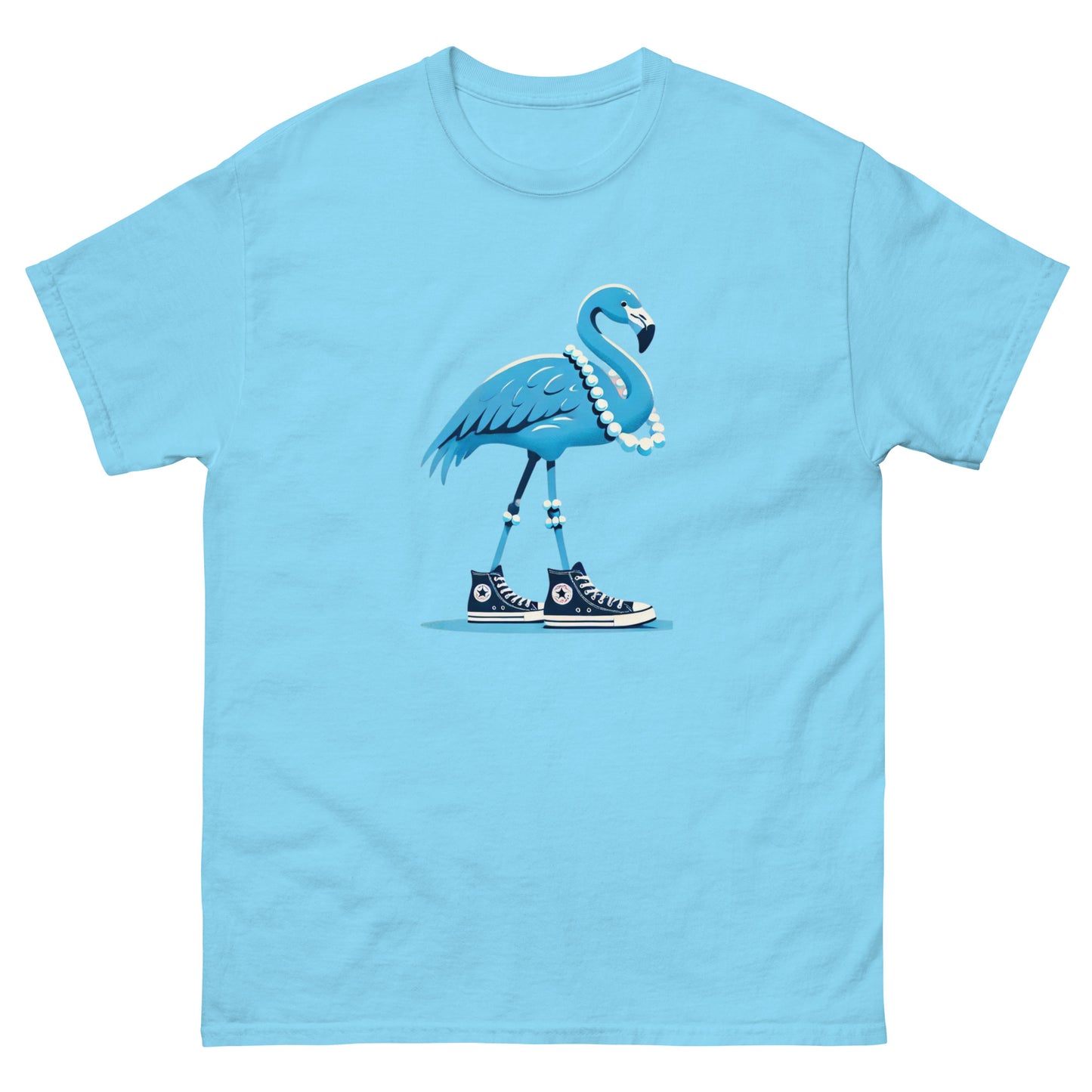 Blue Flamingo, Pearls, High Top Sneakers, T-Shirt, Election, Kamala, IYKYK