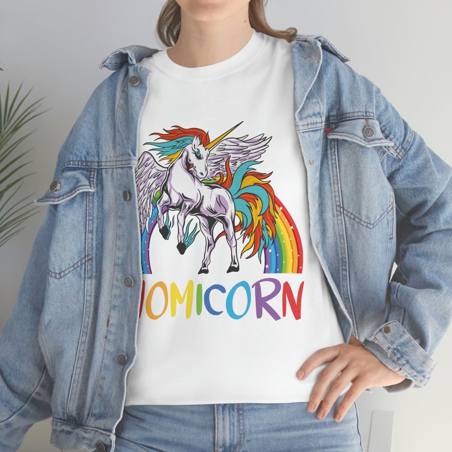 Momicorn Rainbow Unicorn T-shirt