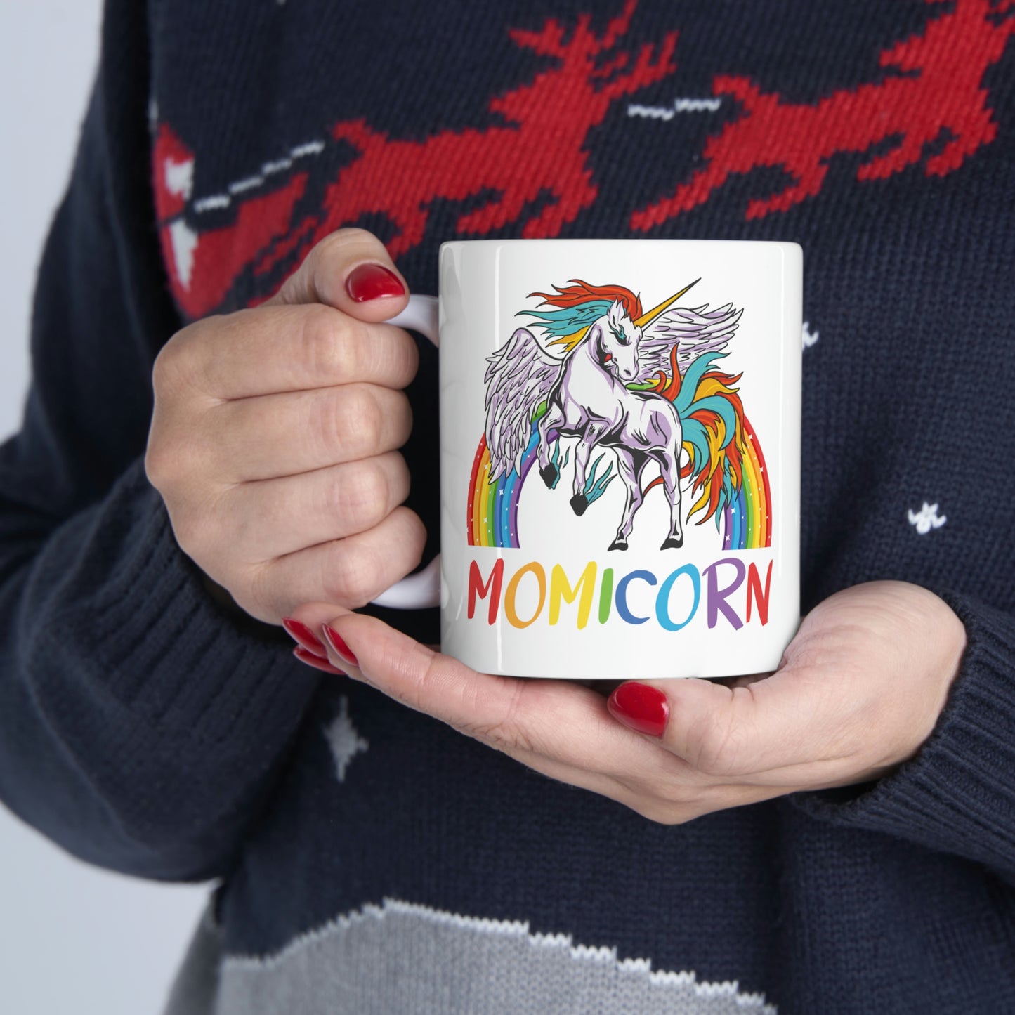 Momicorn Rainbow Unicorn Mug