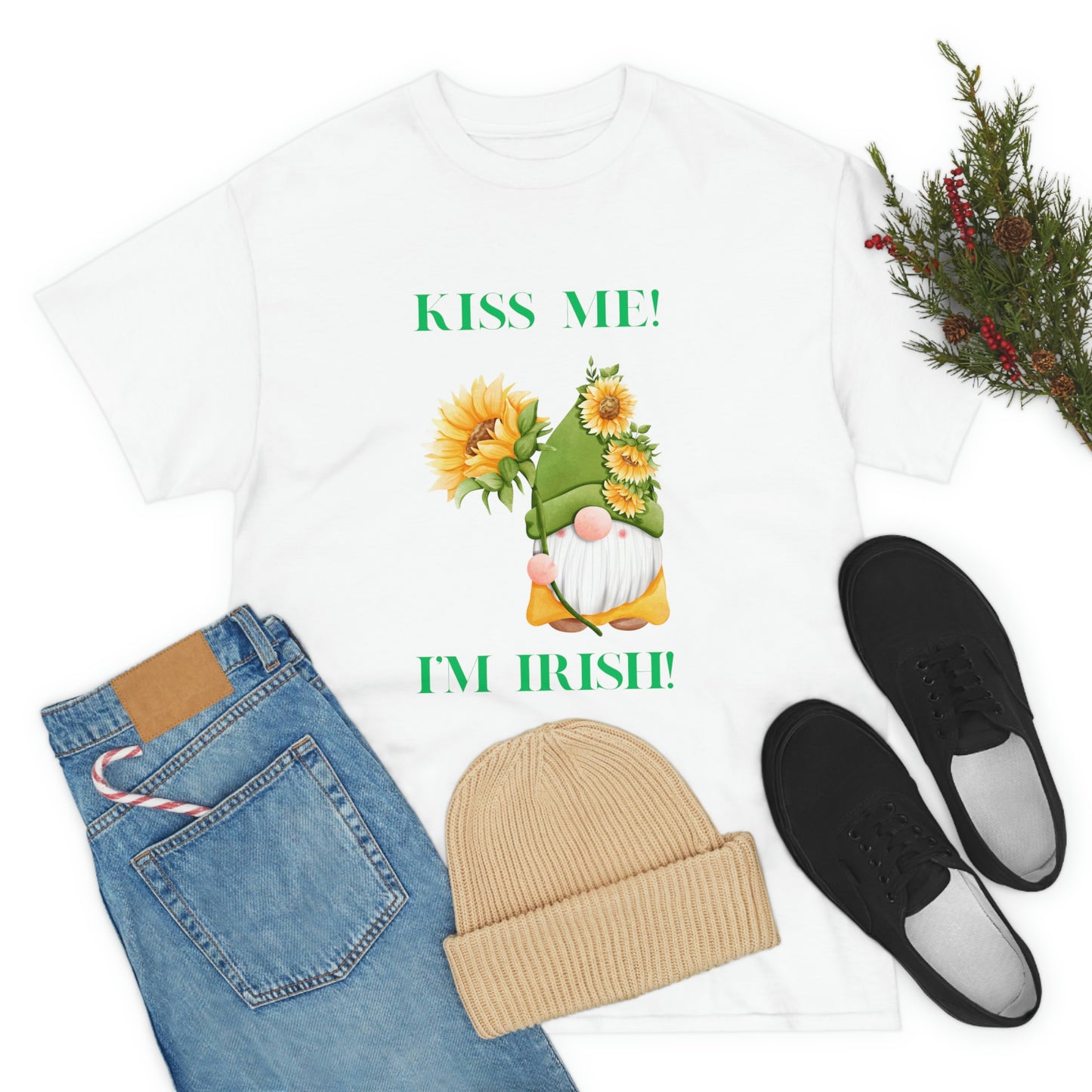 Kiss Me! I'm Irish! Gnome T-Shirt