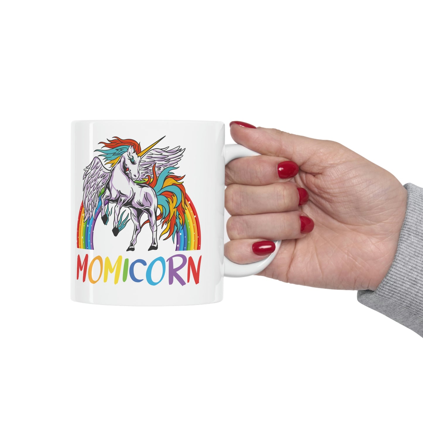 Momicorn Rainbow Unicorn Mug