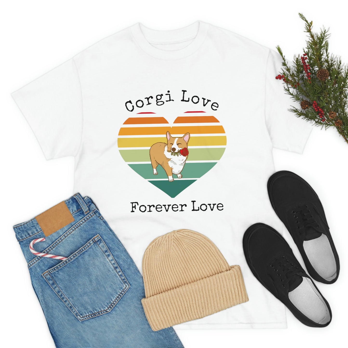 Corgi Love Forever Love T-Shirt