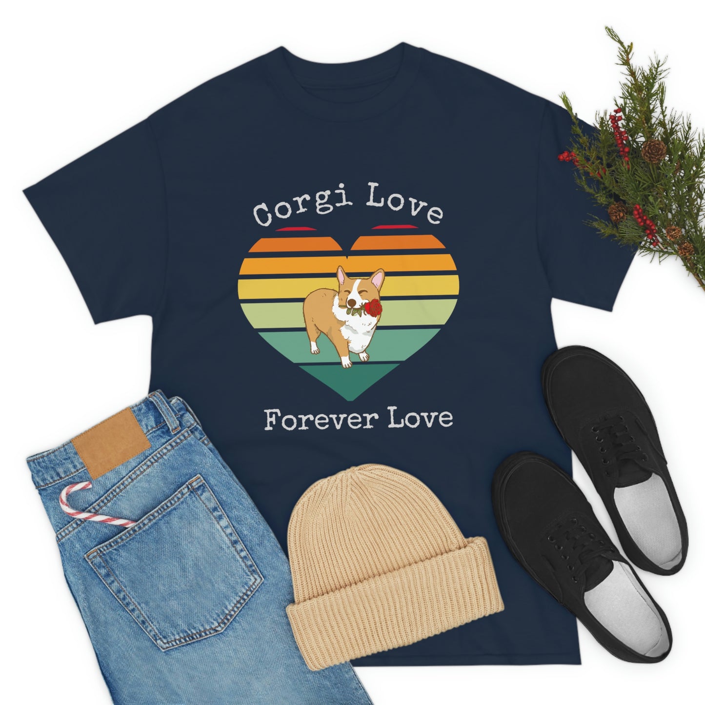 Corgi Love Forever Love T-Shirt