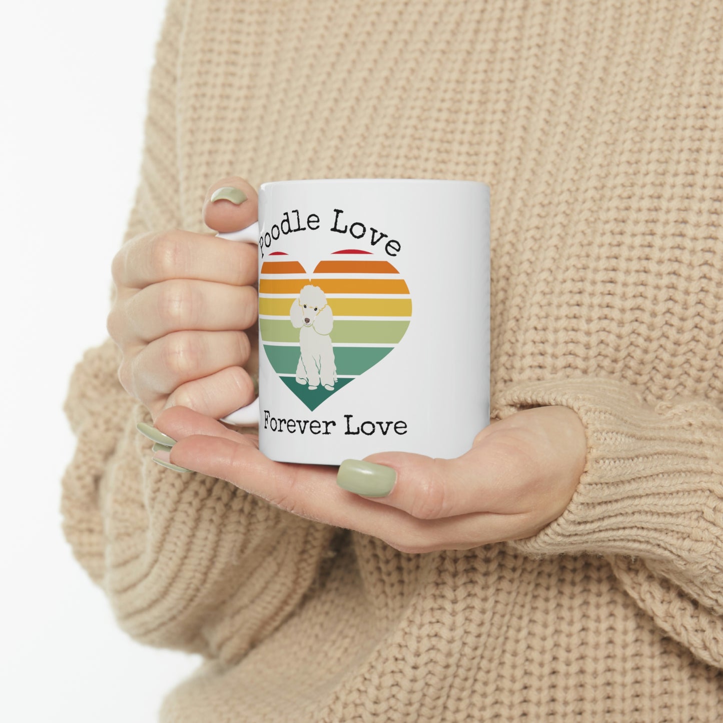 Poodle Love Forever Love Mug