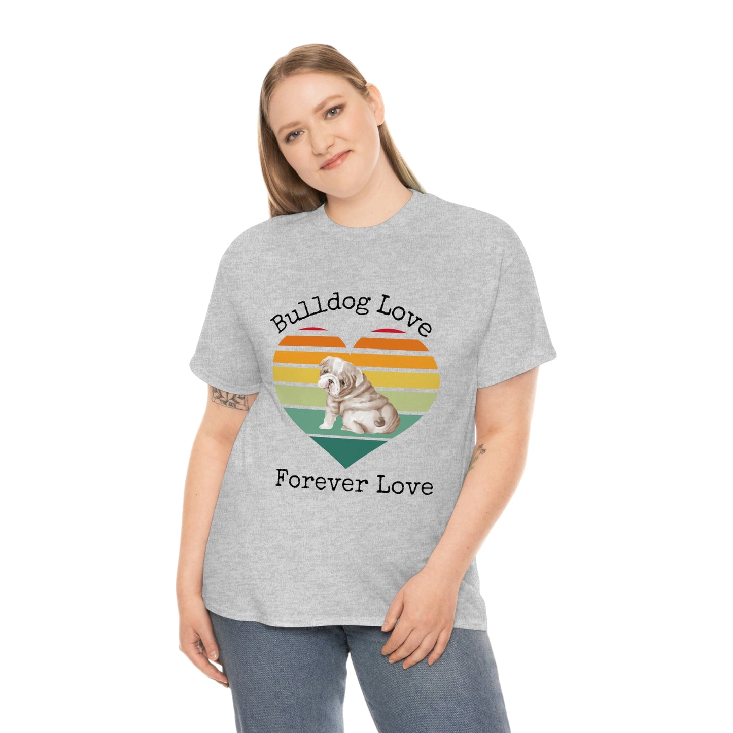 Bulldog Love Forever Love T-Shirt